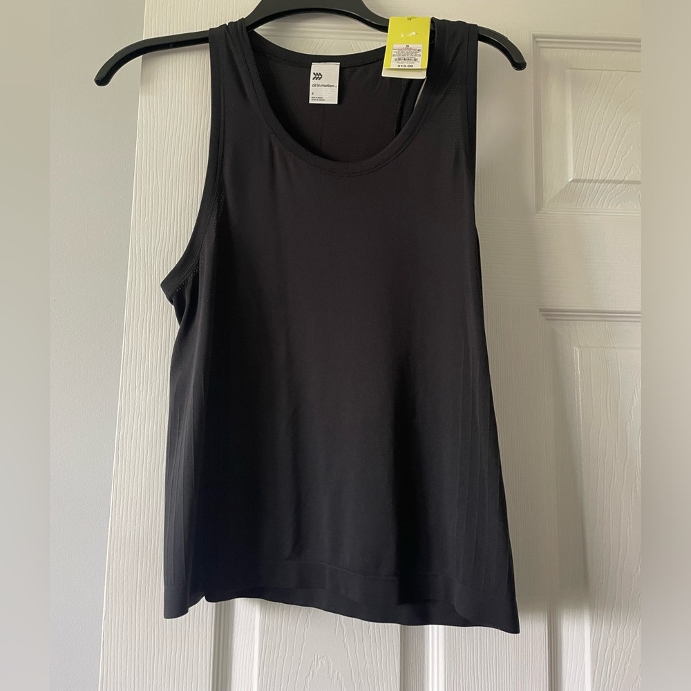 All in Motion Black Sleeveless Tank Top